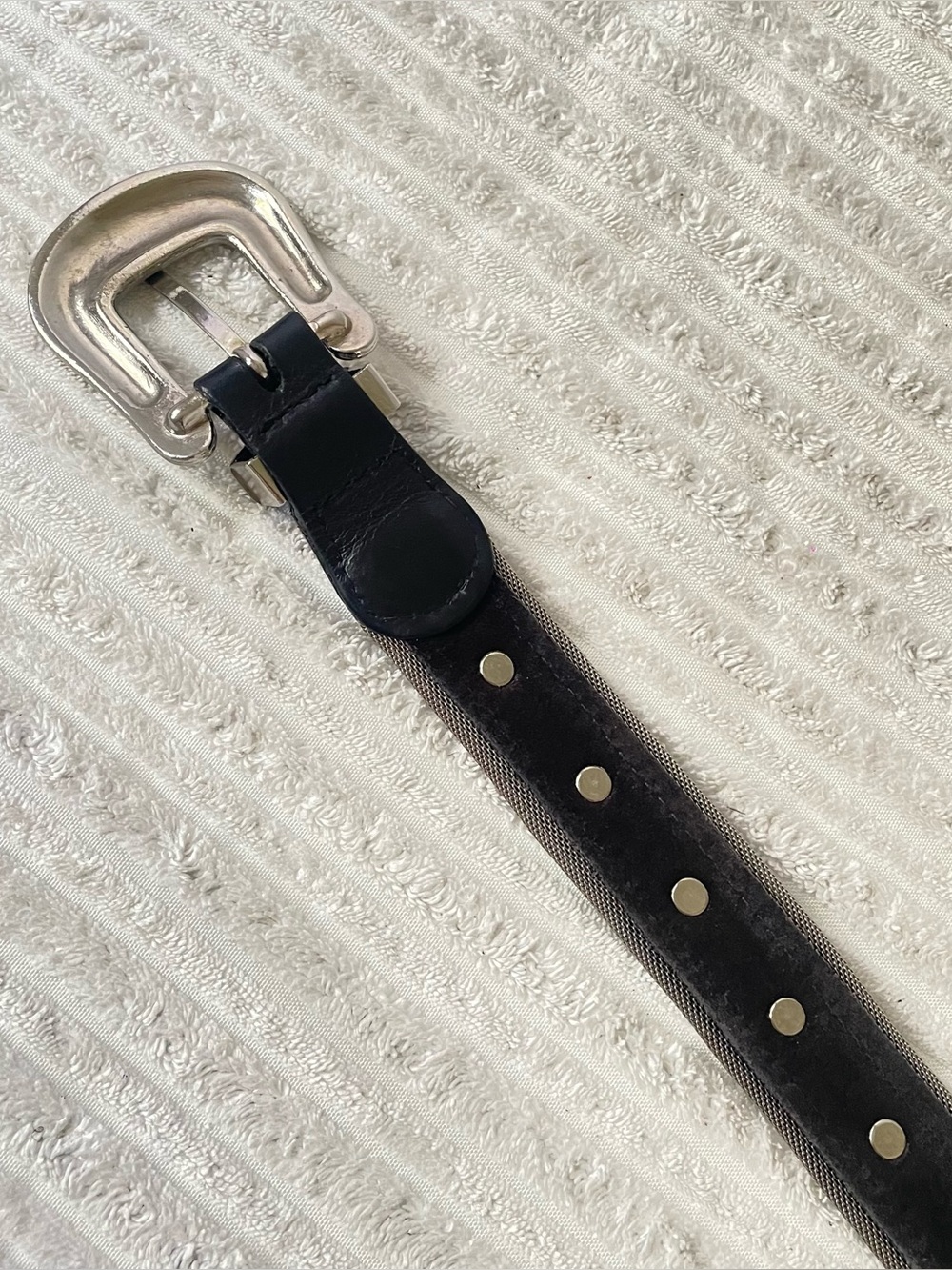 Vintage Western Mesh Concho Belt - Picture 3 of 7